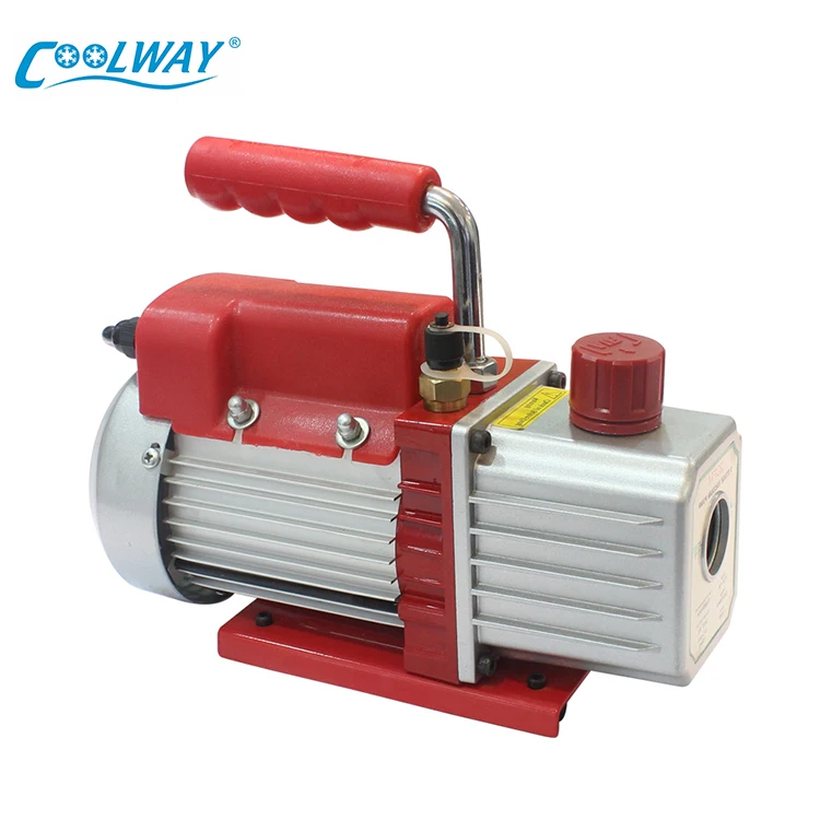 China Small 110V/60Hz Air Conditioner Vacuum Pump Refrigeration Double Stages Rotary Vane Vacuum Pump