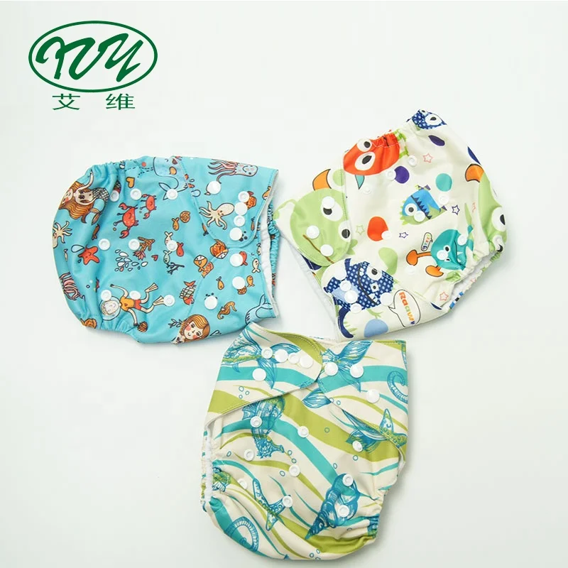 

Modern China Products Baby Pocket Magic Tape Cloth Diaper Mix Design, Printing/solid
