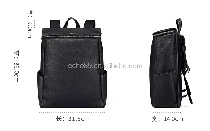 designer black rucksack