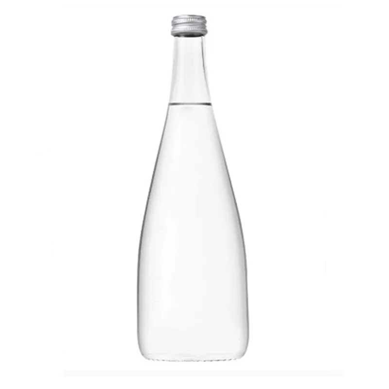 350ml 500ml 750ml High End Soft Drinks French Evian Mineral Water Glass