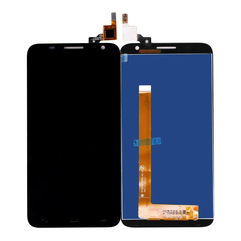 

Mobile Phones Black Spare Parts LCD Touch Digitizer Full Screen Assembly For Alcatel Idol 2S OT6050 LCD Display