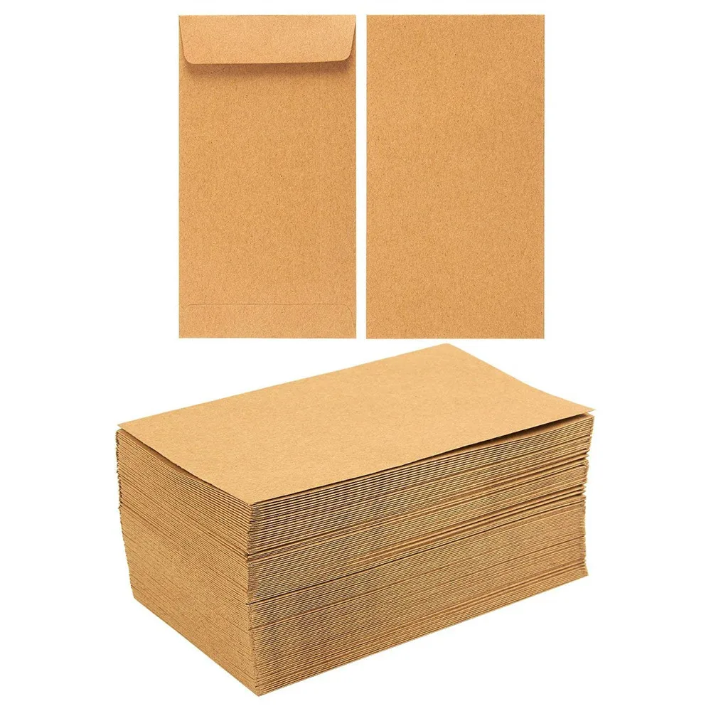 Custom Money Saving Envelopes Small Kraft Money Envelopes For Currency 