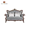 Top quality leather antique corner sofa chair furniture luxury neoclassic sectional indoor hand carved sofas set