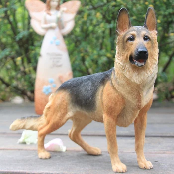 Simulatie Model Van Duitse Herder Real Looking Hond Dier Simulatie Model Van Duitse Herder Real Looking Hond Dier