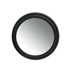 oak frame natural wooden MDF frame customise furniture mirror round shape wholesale wall mounted mirror