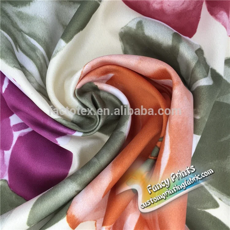 
Woven Plain Printed Silk Fabric Satin Silk Fabric for Bridal Dress Garment 