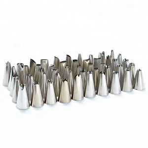 stainless steel cake icing decorating tip