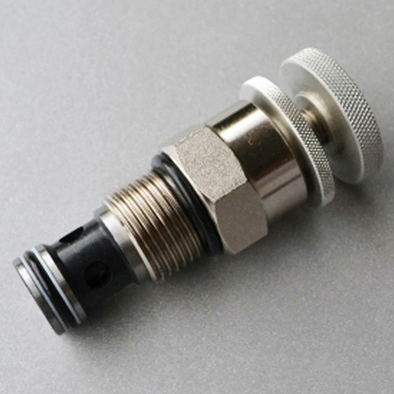 DLF12-01 Hydraulic cartridge high pressure adjustable restriction valve with reverse flow needle flow valve