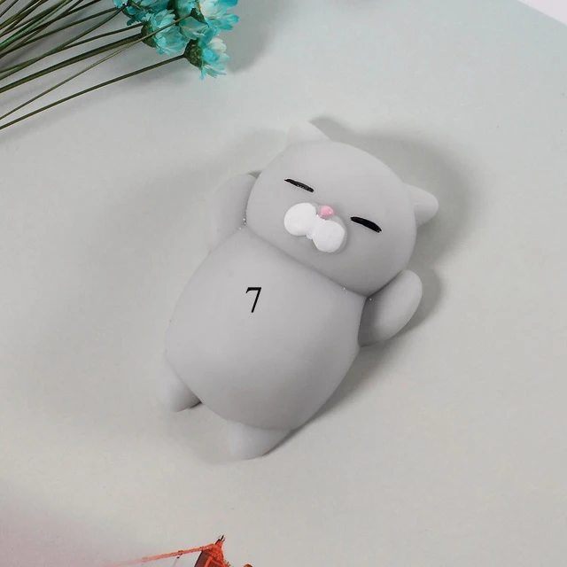 Squishy Phone Straps for iPhone Cute Mini Soft Silicone Squishy Toy Finger Pinch Squeeze Toy
