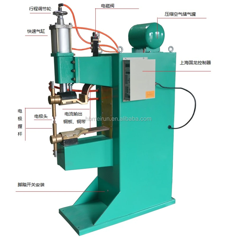 Chinese manufacturer best price single-sided stainless steel copper aluminium manual electric 2 spot welder