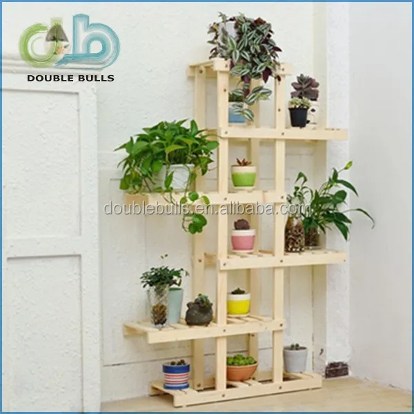 Blanco Pliegue 3 Capas De Madera Maceta/custom Flor/custom Madera - Buy