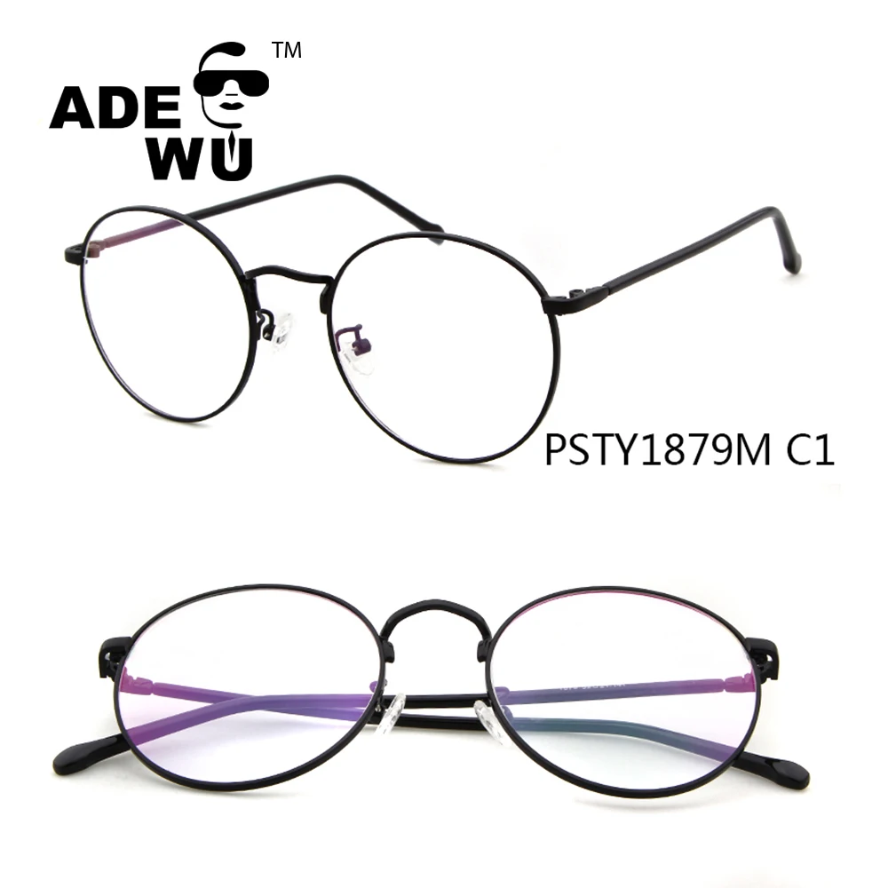

ADE WU Fashion New 2016 Women eyeglasses frame china wholesale optical custom logo sticker for eyeglasses frame