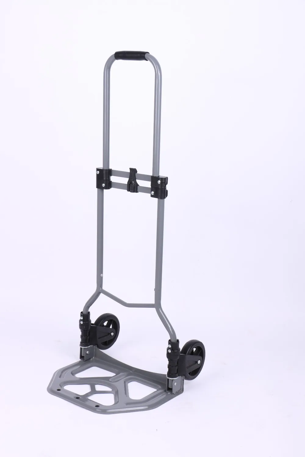 Rh50s 60kgs Load Capacity Steel Shopping Trolley Luggage Mini Luggage Cart Outdoor Hotel