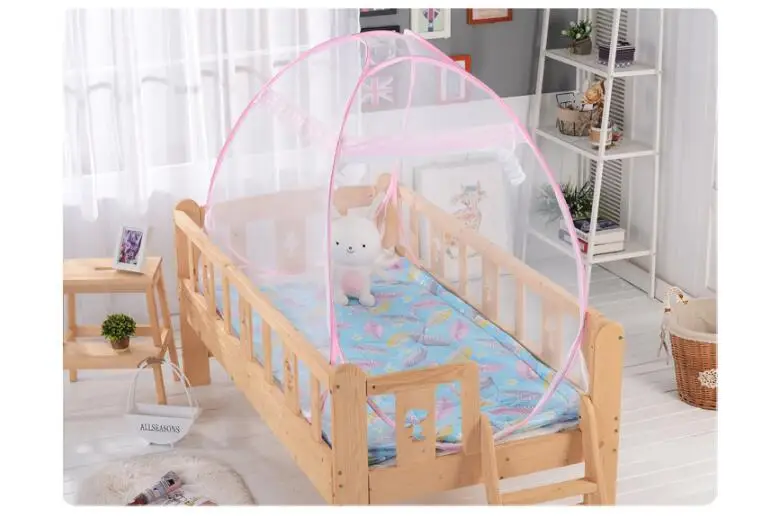 Mosquito Net Baby Crib Tent Safety Net Pop Up Canopy Cover Never