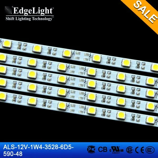 EdgeLight CE RoHS approval high quality flexible 12 volt rgb SMD 3528 led strip light