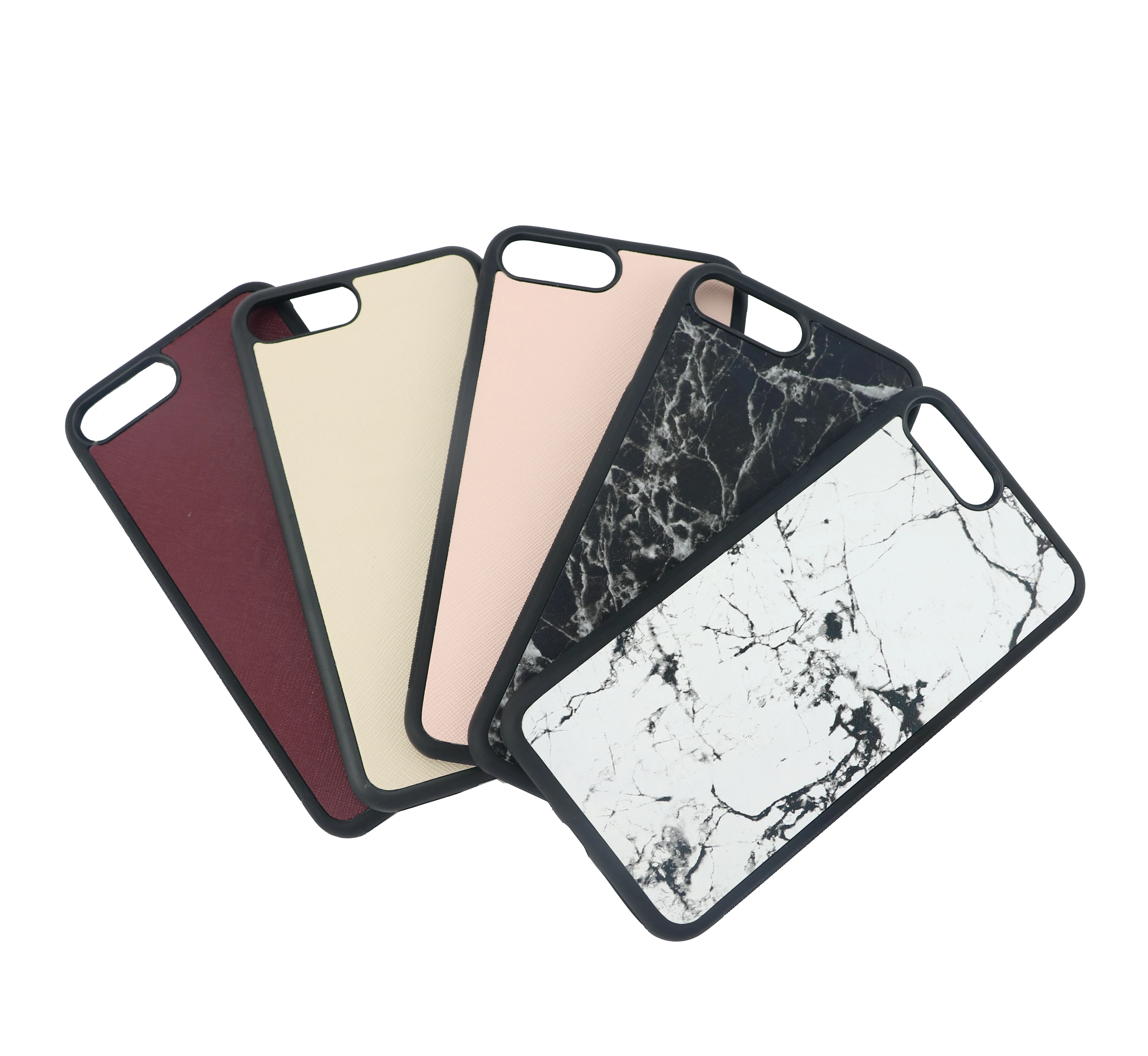 Luxury custom marble saffiano leather phone case for iphone7/8/X/Xr/Xs Ms