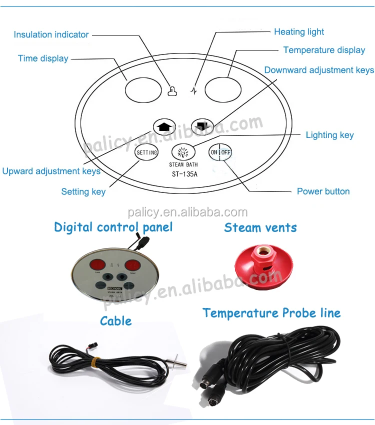 Electrical Sauna Small Steam Bath Generator For Home Use Steam Bath