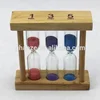 1 3 5 minute 3 in 1 Wood Tea Sand Timer Hourglass Factory