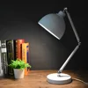 Adjustable Stainless Steel LED Desk Lamp with Metal Shade reading table lamp