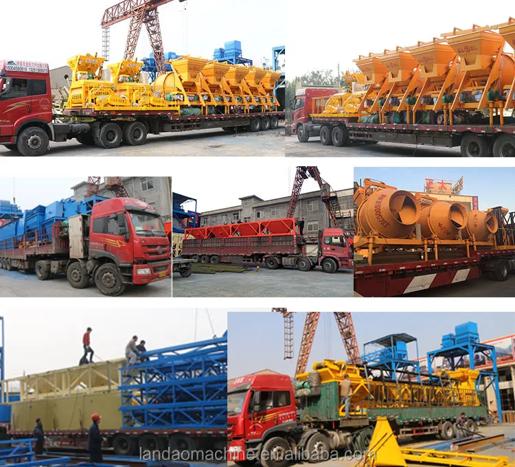 Sand Precast Concrete Plant Equipment 35m3/h 35 CBM Mini Concrete Batching Plant