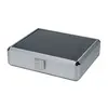 Clear Lid Aluminum Hard Case, 10.6 x 8.6 x 2.75", Silver