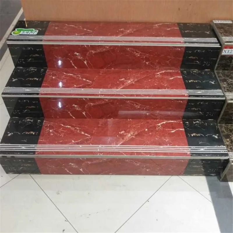 经典470x1200 红色黑色抛光瓷台阶瓷砖