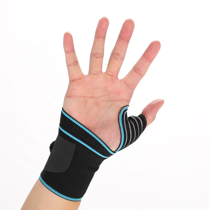 

Wrist Lifting Strap Sports Elastic Wrist Wrap, Blue,orange,grey,red,green