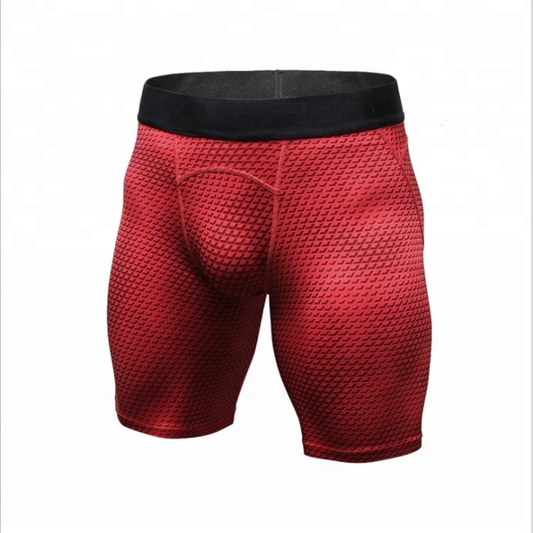 

High Quality Custom Sports Fitness Mens Lycra Compression Shorts, Customized colors