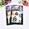 Halloween horror elements face wound skull tattoo sticker for horror cosplay
