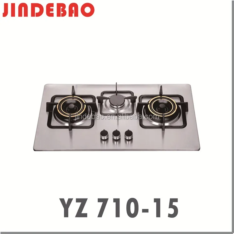 Build In Glass Series Gas Stove 3 Burner Gas Burner Yz710 15