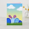 Customized style Matte CMYK print process Happy Easter Wishes greeting card