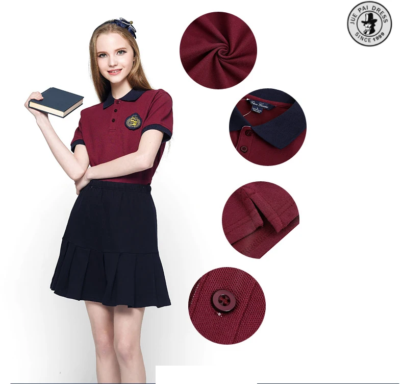 Tailor Chinese School Uniform White Shirts & Skirts, View chinese