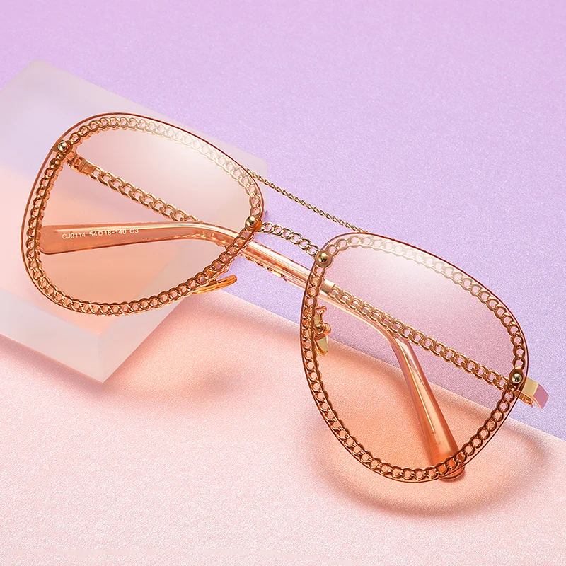 

YTSJC9114 wholesale fashion custom logo sunglasses 2021 logo dongyang
