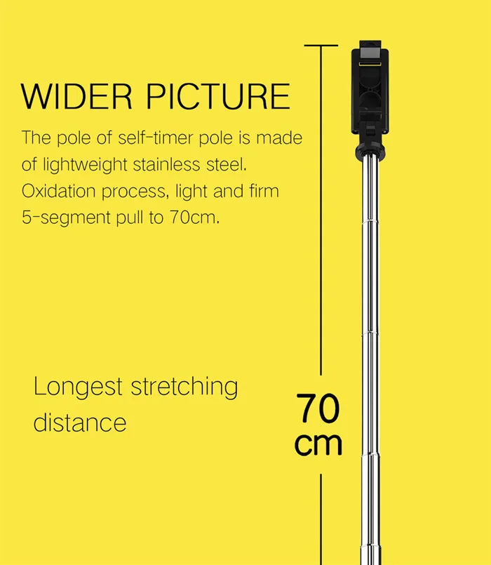 3 in 1 wireless bluetooth selfie stick mini tripod with remote control for iphone android