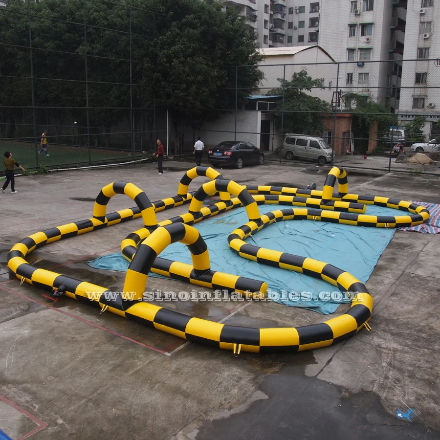 Custom Made Commercial Outdoor N Indoor Go Karts Inflatable Race