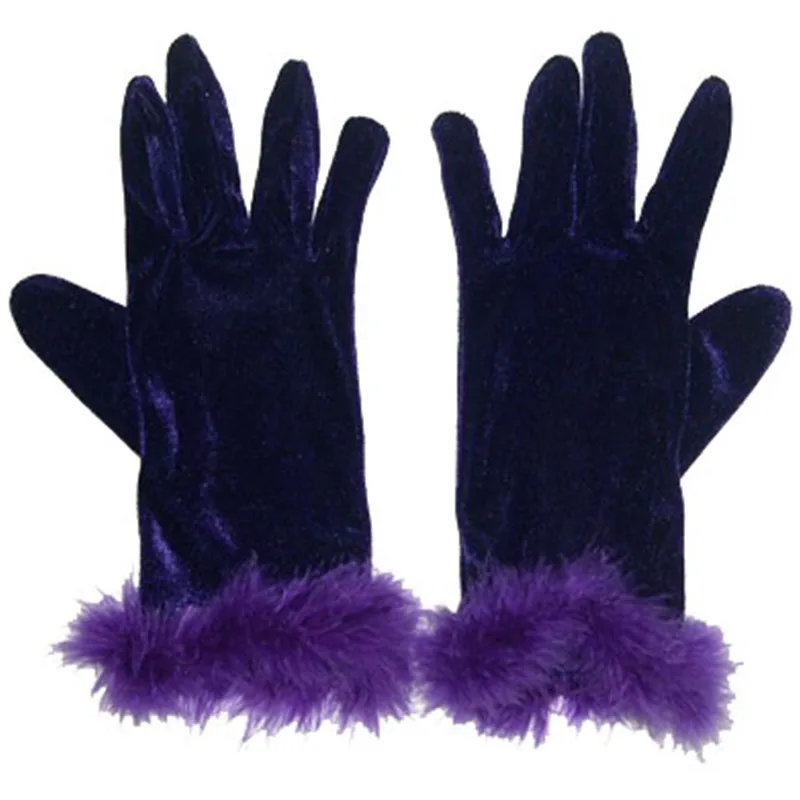 velvet gloves