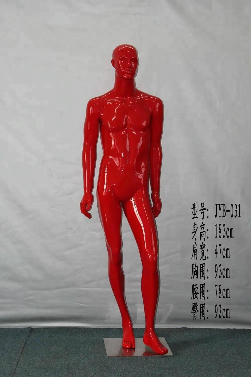 Full Body Realistic Red Female Mannequin Display Buy 赤マネキン Product On Alibaba Com