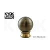 KYOK Chromehigh Quality Football Curtain Rod Finials Stainless Steelcurtain Rod With Basketball Finialrubber Curtain Rod End Ca