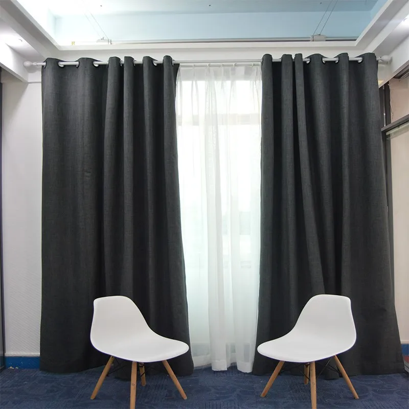 Latest Simple Designs Fabric Curtain Rod Sheer Tape Office Window