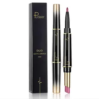 

Brand Pudaier Makeup Professional Pudaier 16 Colors Velvet Matte Lipstick Dual Head Lipliner 2 in 1 Lipstick Pencil Lipstick