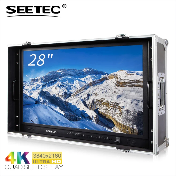 

Factory sale widescreen 23.8" monitor 3G-SDI 4k ultra hd with Quad Slip LCD Display