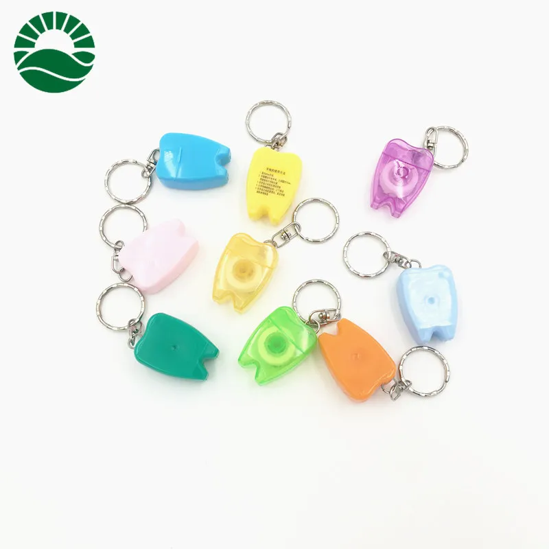 
Keychain Tooth Shaped Dental Floss 