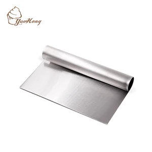 Pastry Cutter with Measuring Scale for Dough ,stainless steel tongue Scraper & Chopper