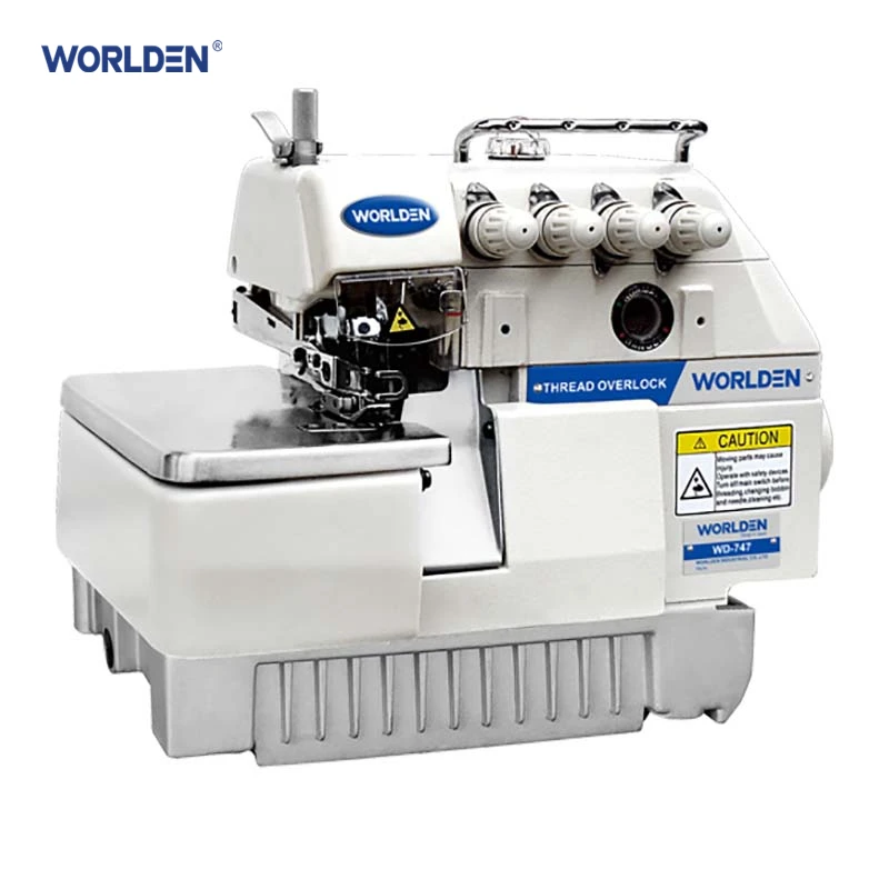 747 Typical High-Speed Industrial Automatic Flat Lock OverLock Sewing Machine Price Second Hand or New Overlock Sewing Machine