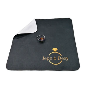 Image of Jugged Edge Microfiber Colorful Jewellery Cleaning Cloth