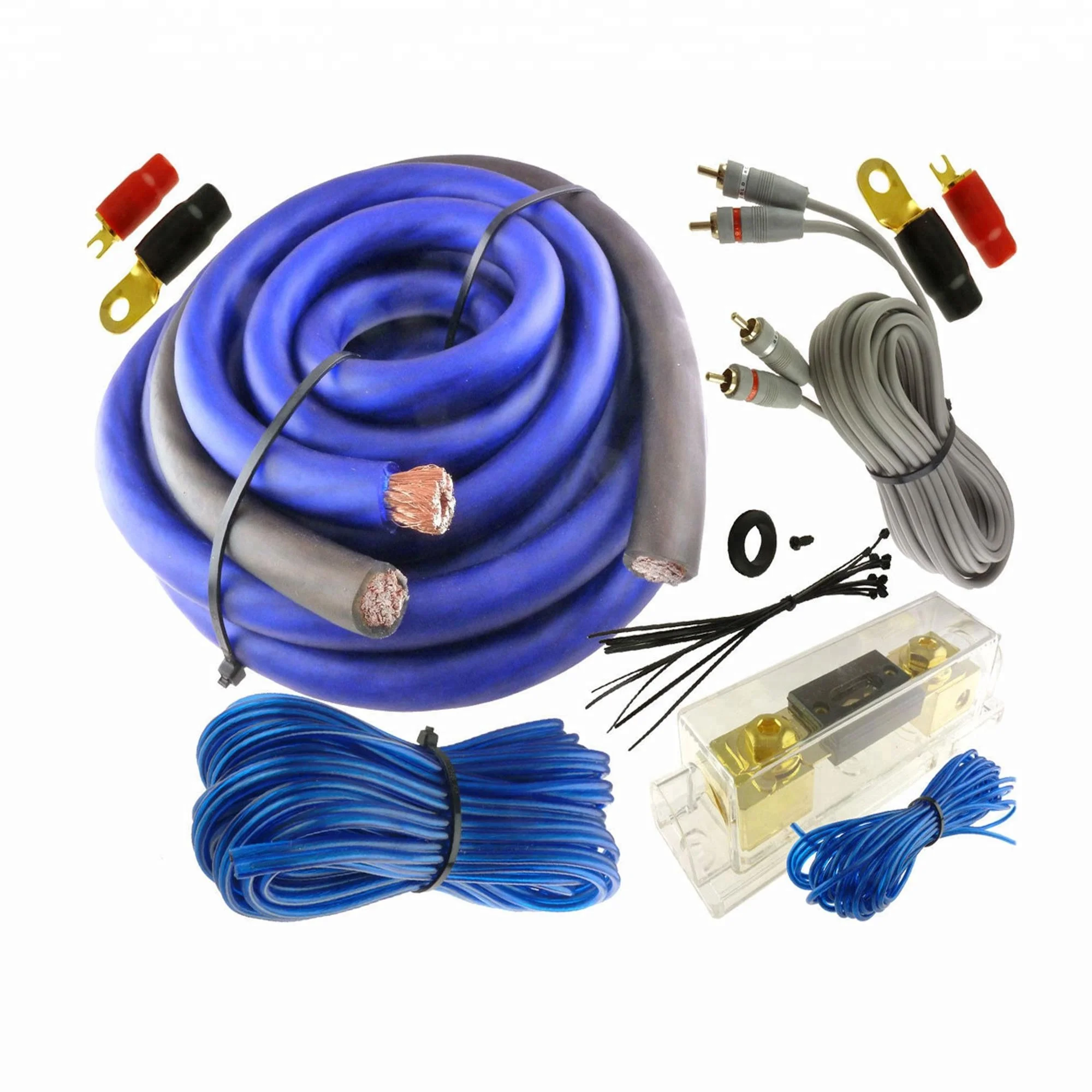 
Car audio system 8 Ga AWG Car Amplifier Wiring Insulation Kit 