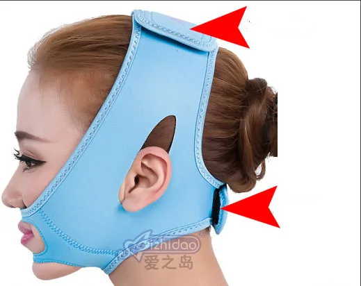 

Hot sale japanese facial shape up belt for plastic surgery, Orange,blue