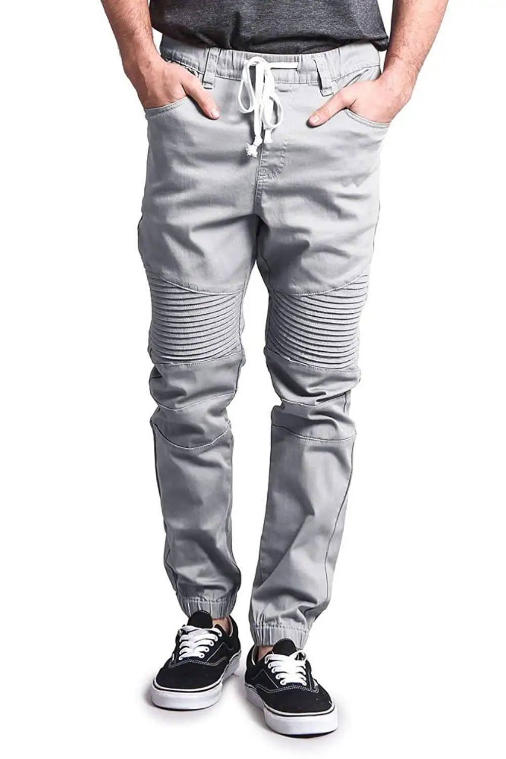 distressed jogger pants