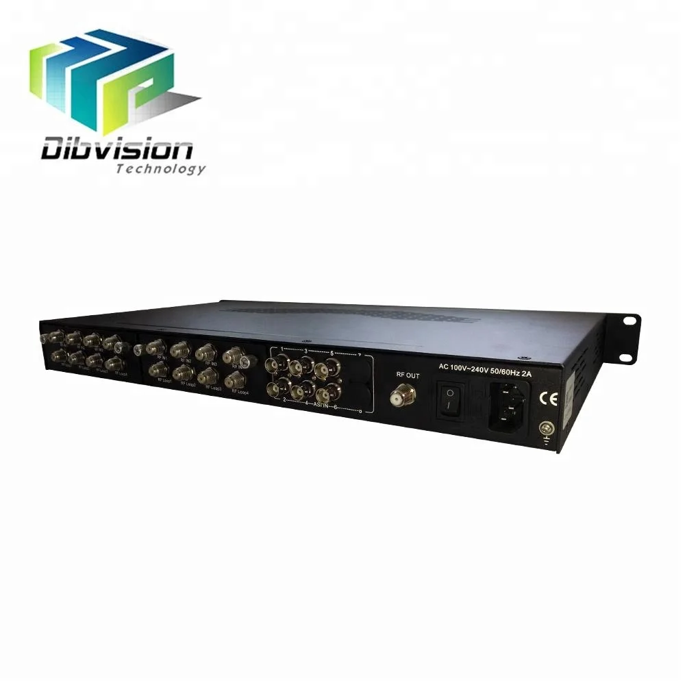 

Multifunctional QAM Modulator for catv DTV network with ASI FTA tuner input