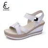 Street style latest model sandal 2018 fashion new arrival fancy lady china factory women wedge sandals